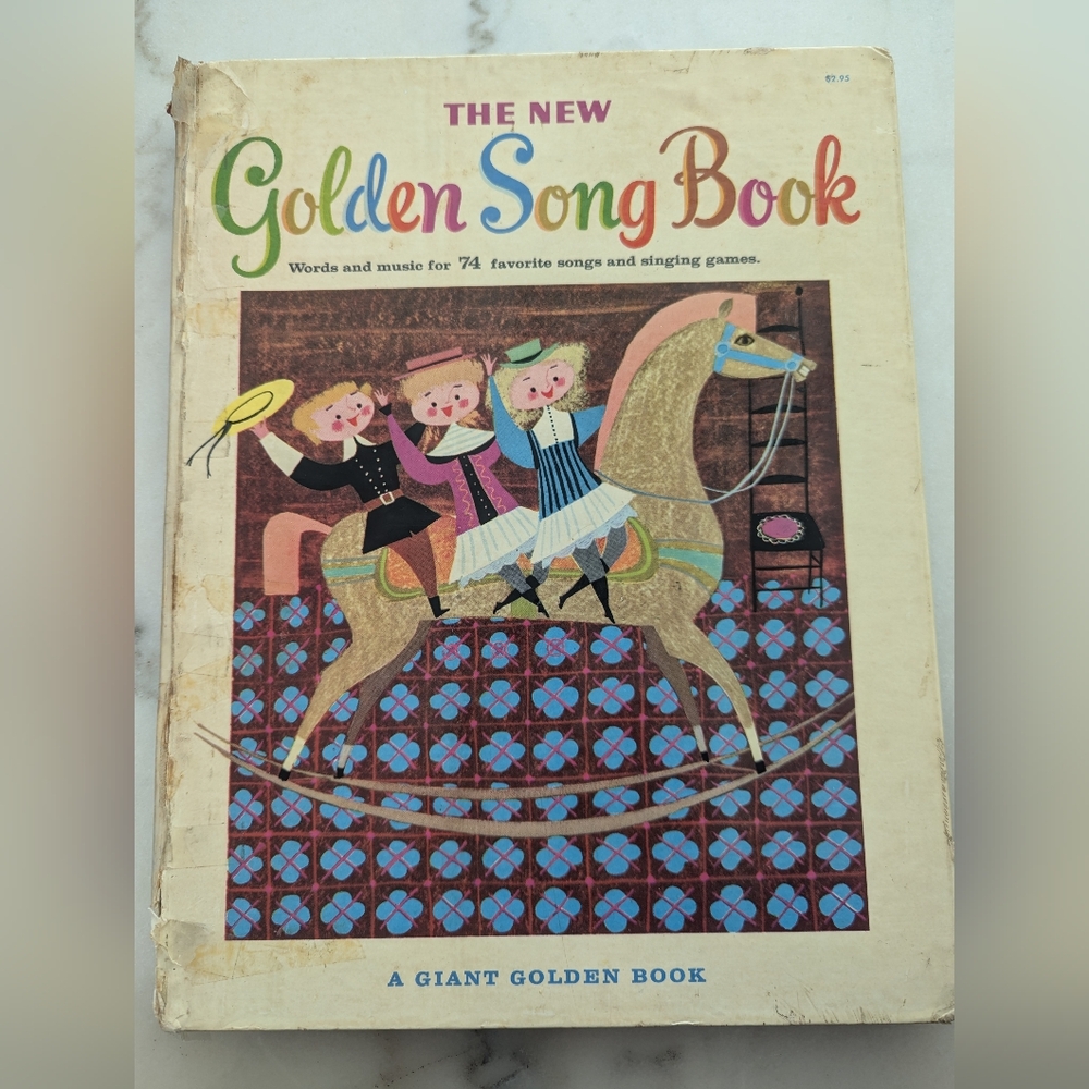 GOLDEN BOOKS The New Golden Songbook Vintage Copyright 1955